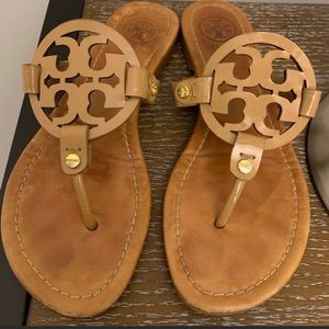 Tory Burch Miller sandals in tan